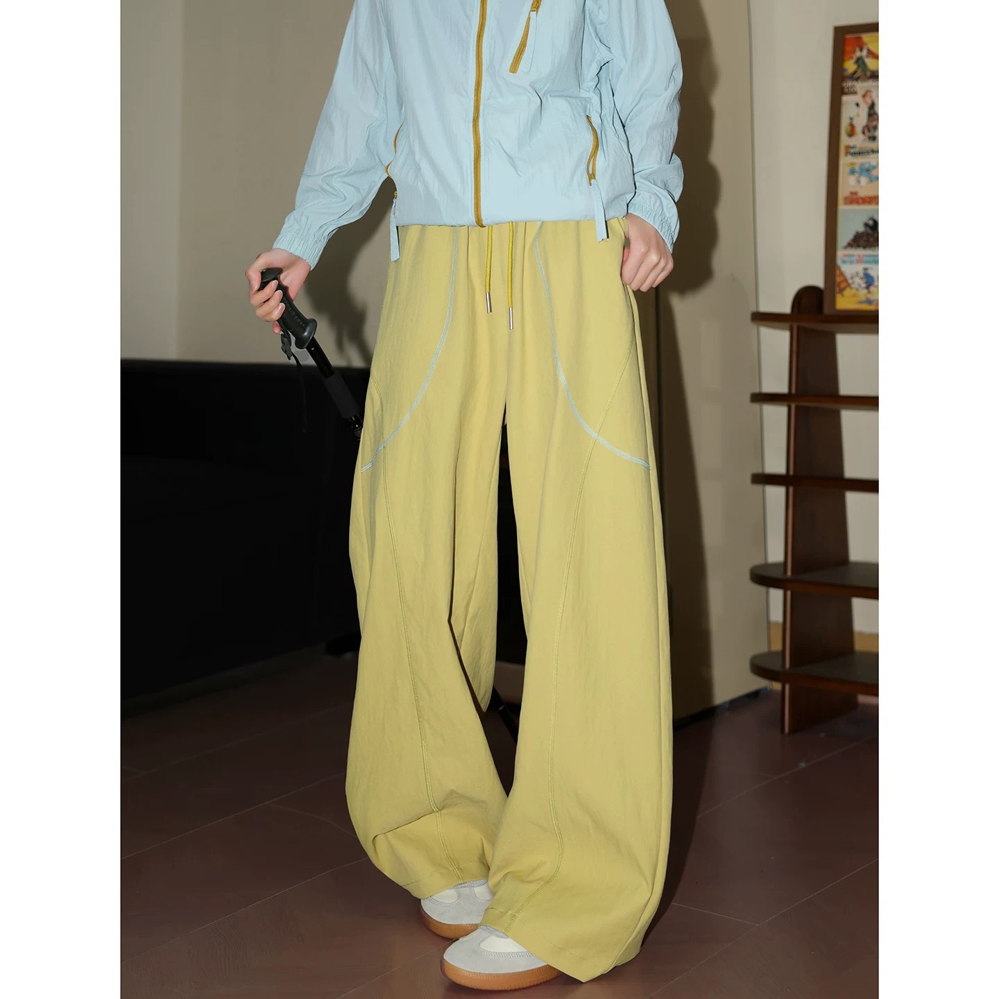 Брюки походные Outdoor Style желтые XXL