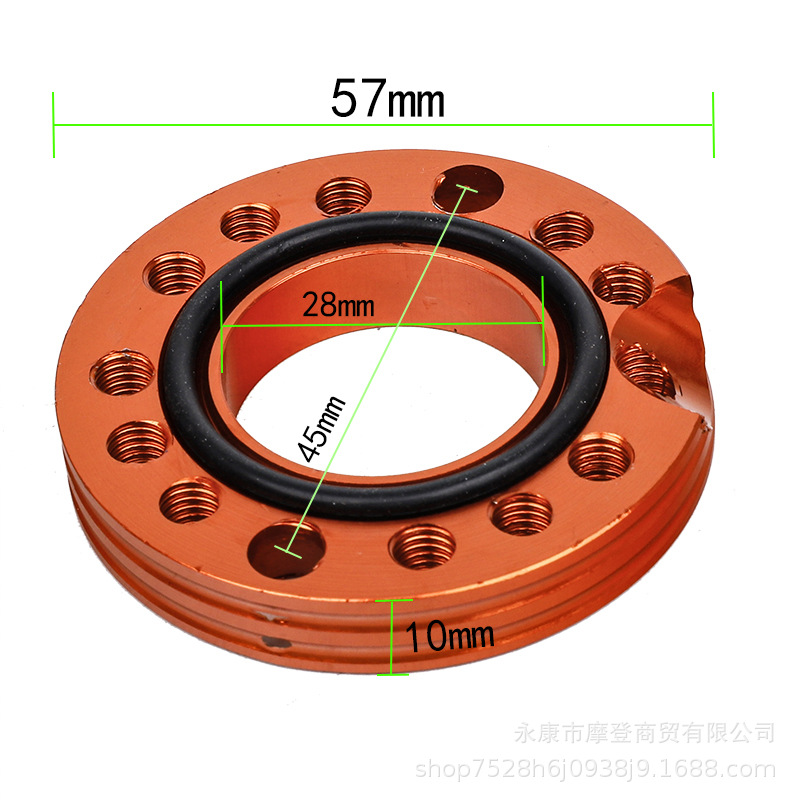Cnc Modified Motorcycle Carburetor Adjustment Block Carburetor Multi-Directional Adjuster Adapter Plate Universal Joint