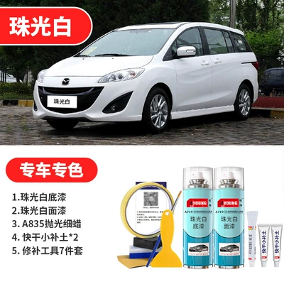 White Special Self-Spray Paint — Avtomobil boya qələmləri - pearl-white-basic-repair