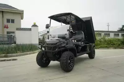 Golf Course Shuttles, Guesthouses, Hotels, and | Elektrikli qolf avtomobilləri - hydraulic-lift-golf-cart