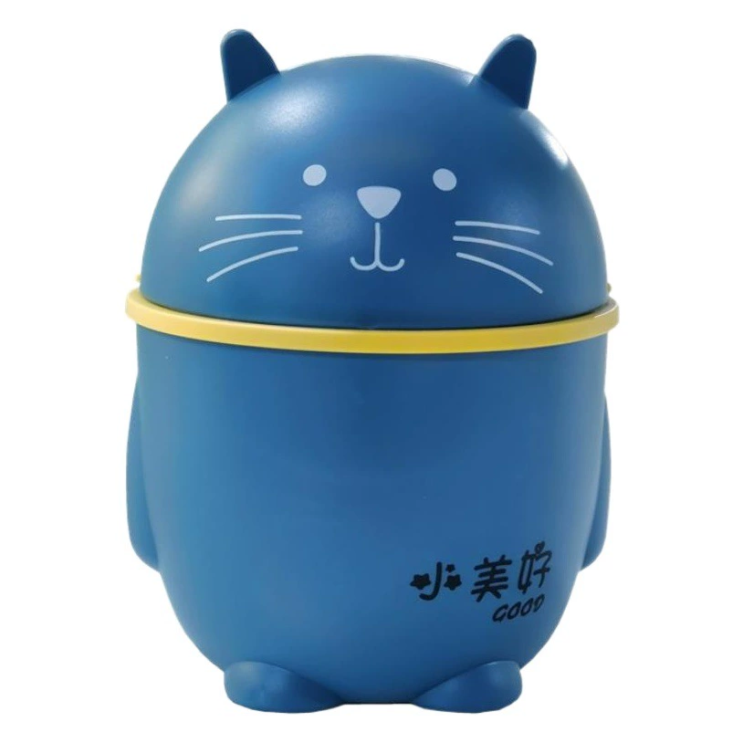 Фабрика Прямой Настольный мусорный бак милый небольшой размер стол для общежития Творческий Чистый красный Мини-ведро для хранения в спальне с крышкой