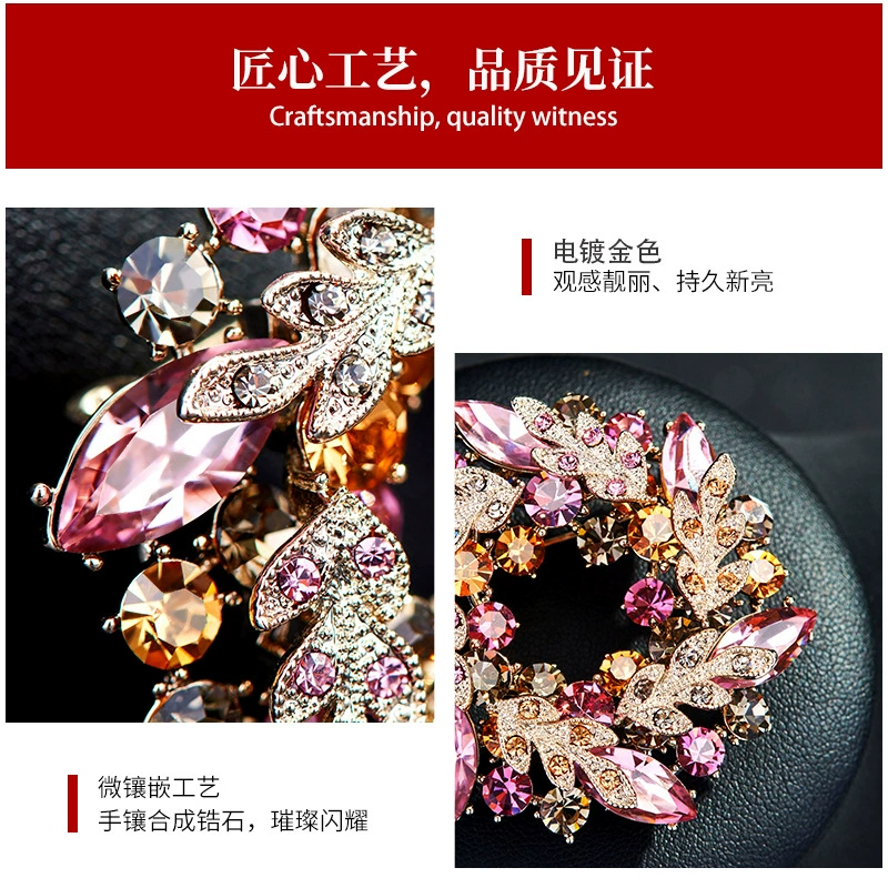 High-end brooch, retro accessory lapel pin, wholesale, Korean style