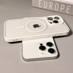 iPhone17ProMax 携帯電話ケース マカロン透明 Apple 16 磁気 Magsa fe 保護カバー 15 に適しています。