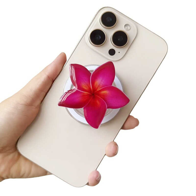 ins オーキッドアクリル接着剤磁気携帯電話ホルダーデスクトップ折りたたみポータブルオーキッド磁気携帯電話ホルダー|undefined