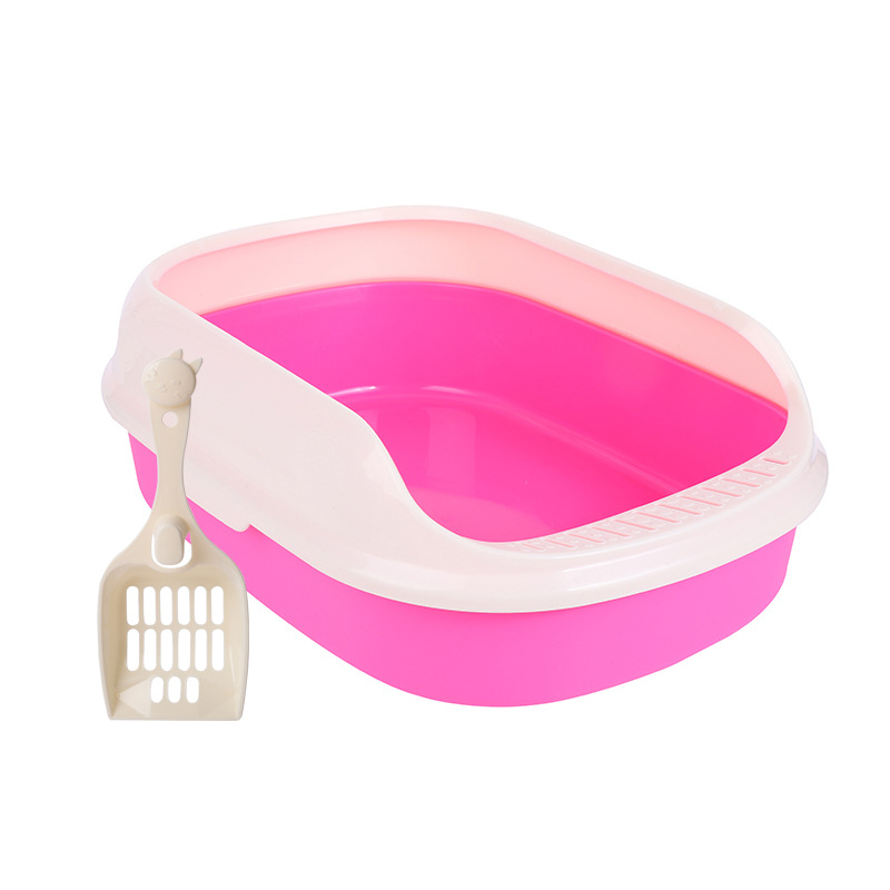 Caja de arena para gatos caja de arena para gatos semi cerrada caja de arena para gatos portátil caja de arena para gatos suministros para mascotas