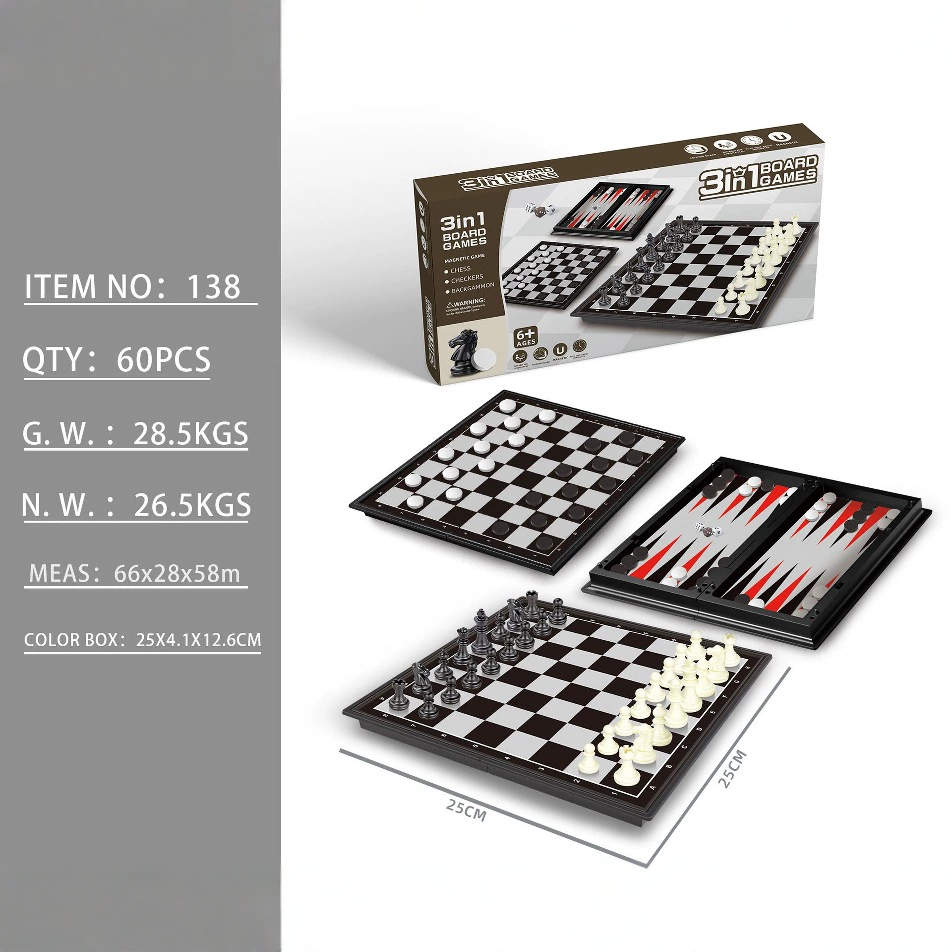 Airplane chess, foldable children's smart toy