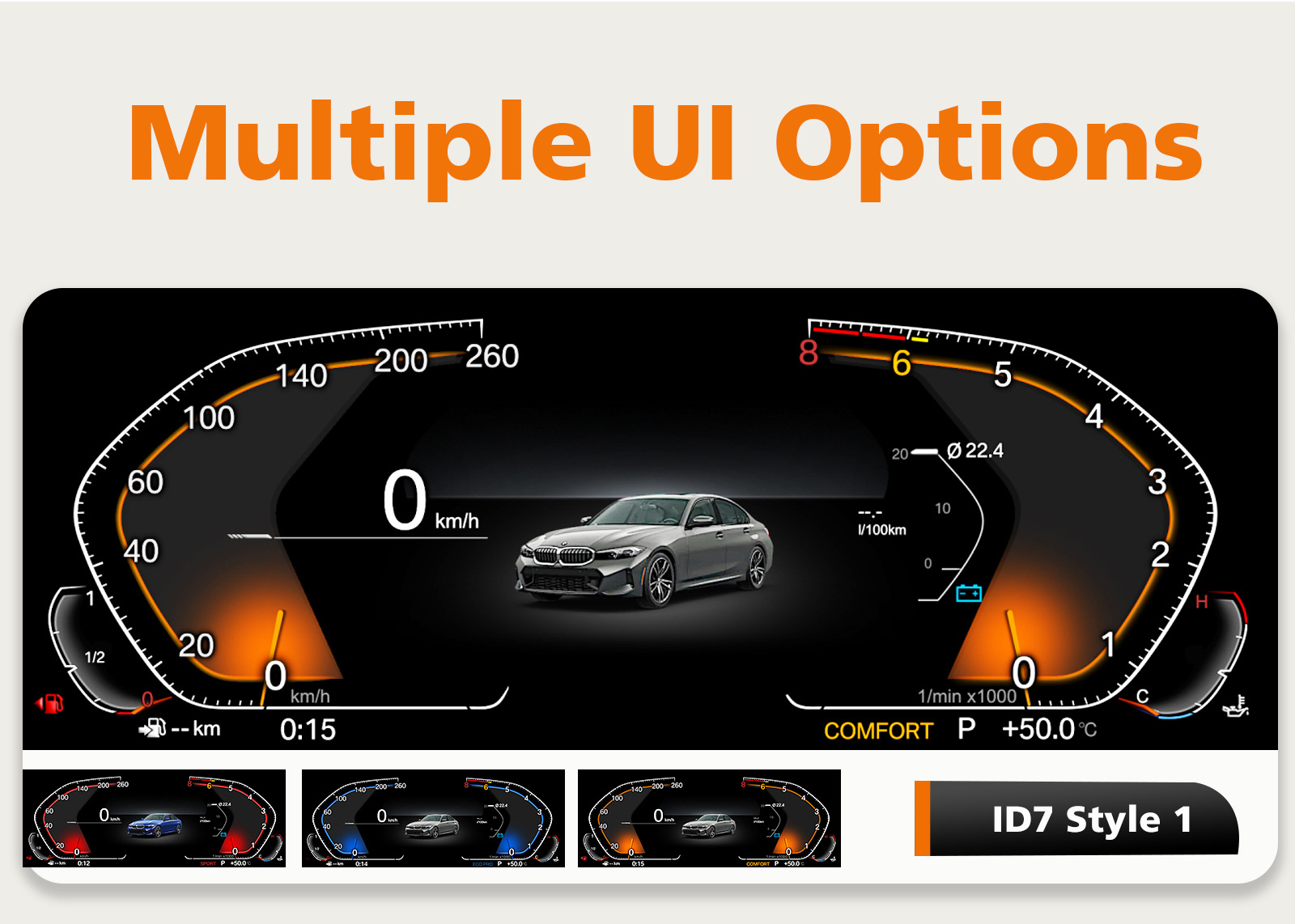 Suitable for Bmw 1 Series 2 Series X1X2 F20/F22/F39/F48/F49 Instrument Panel Lcd Dashboard