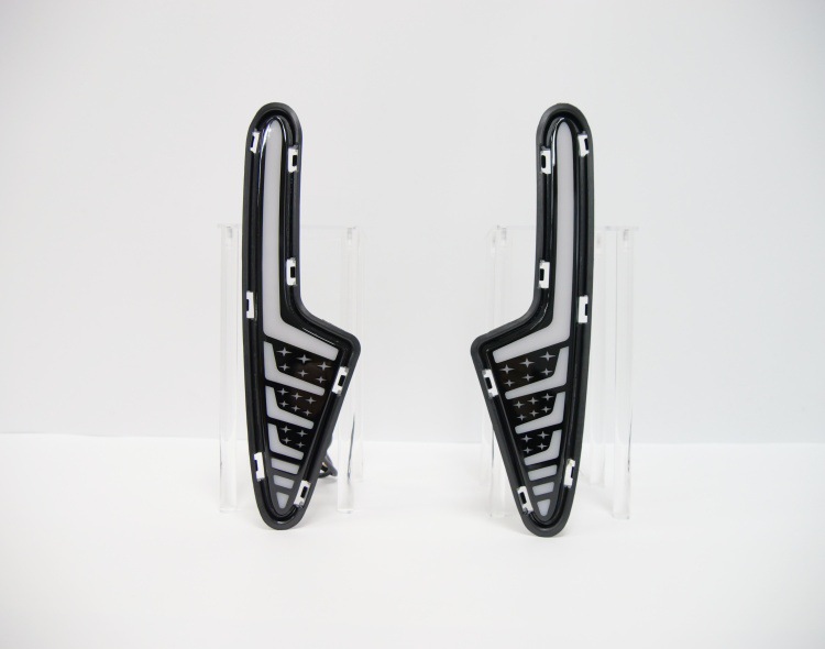 Suitable for Geely Xingyue 25-26 Models, Daytime Running Lights, Turn Signals, Night Ice Blue Modified Front Fog Lights