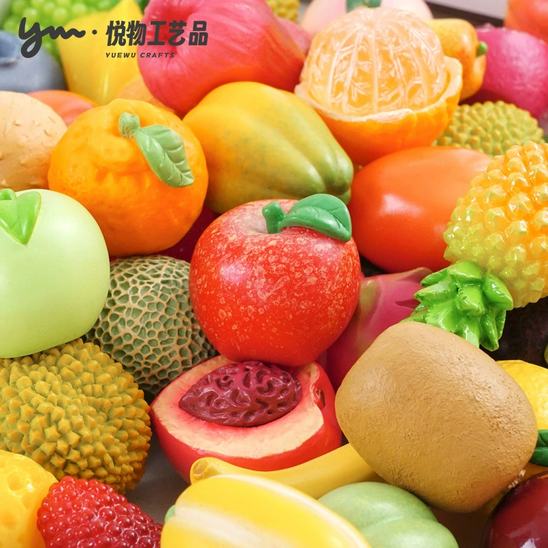 Креативное моделирование еды играть с персиком лотосный туман фруктовые украшения