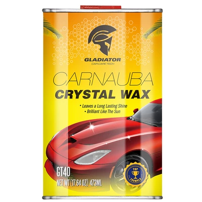 Gladiator car wax car paint nano coating agent repair glazing decontamination polishing car wax cross-border exclusive supply (Car wax) - gt40-car-water-wax-473ml