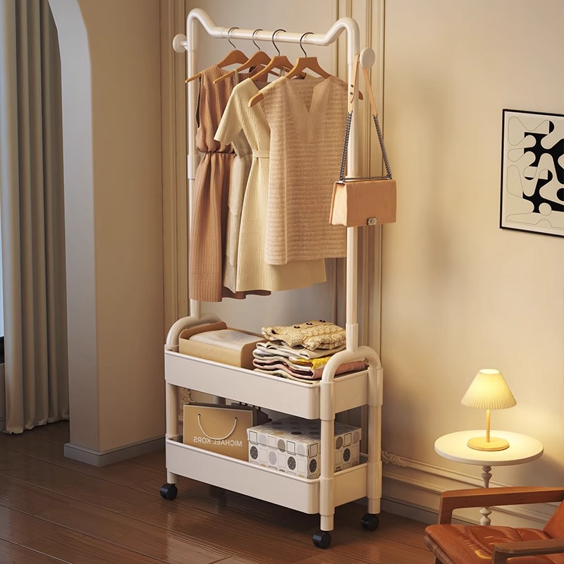 Cat Ear Hanger Bedroom Floor-Standing Bedside Clothes Rack Iron Coat Rack Removable Clothes Hanger