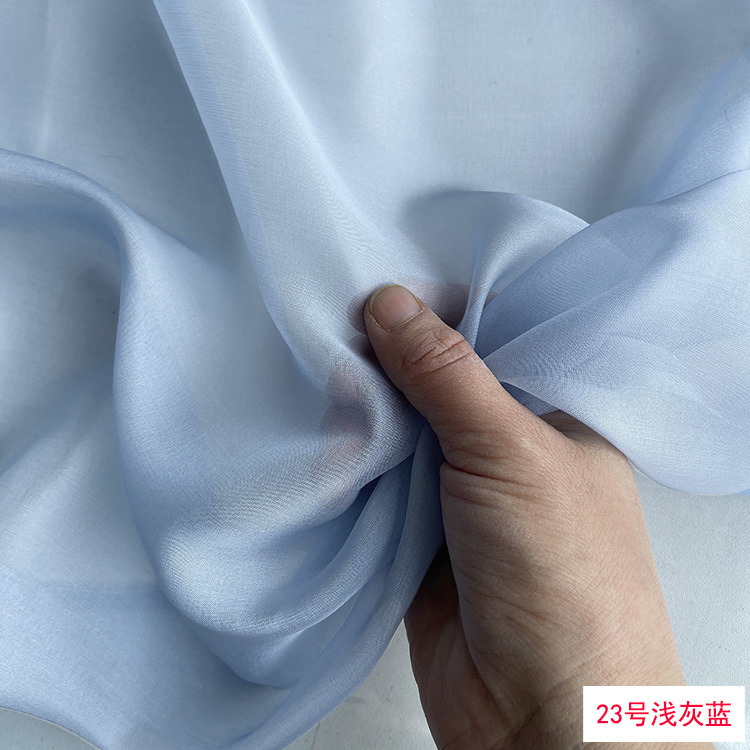 Silk shiffon cloth, dress