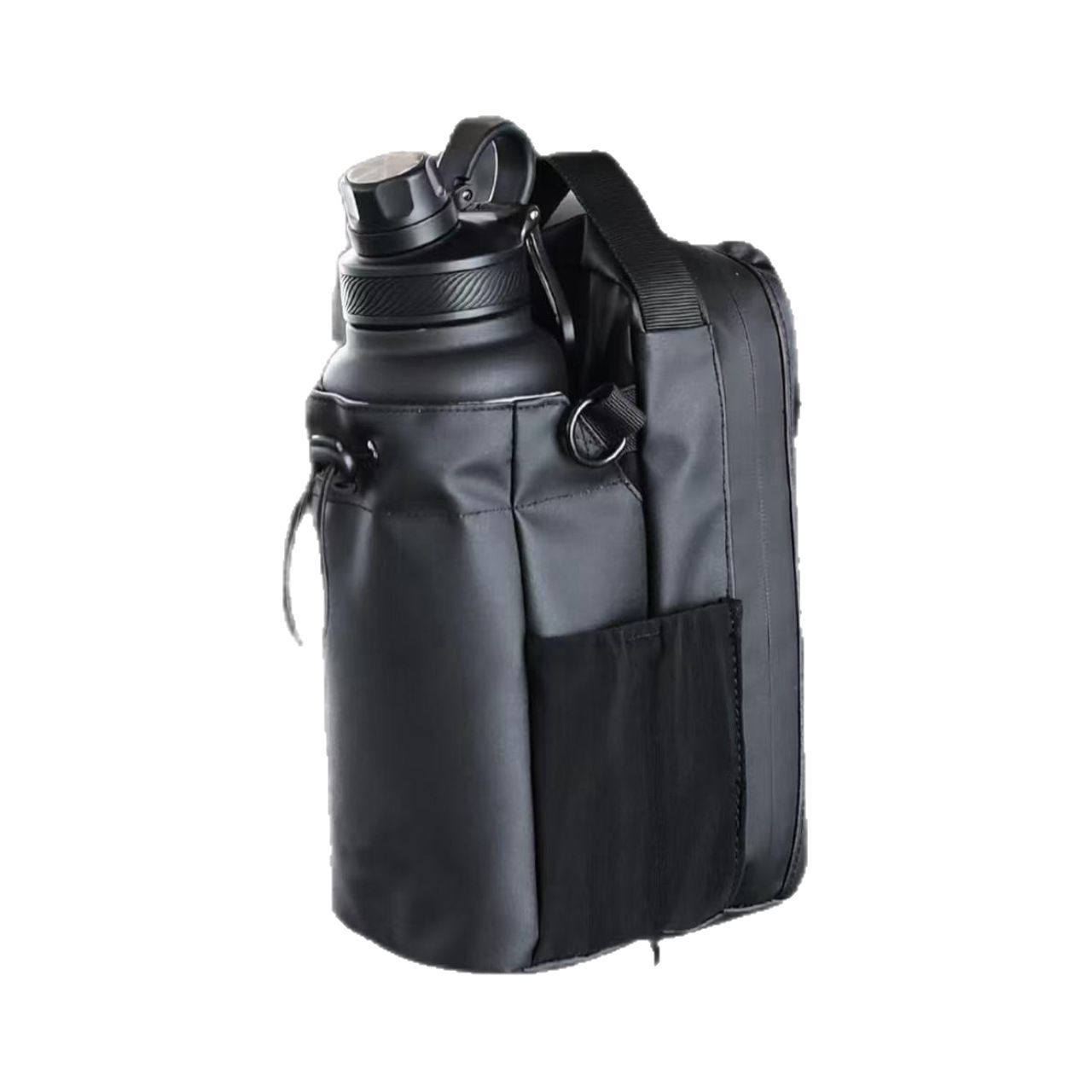 Bolsa magnética para botella de agua para fitness, bolsa de almacenamiento impermeable de gran capacidad, bolsa cruzada portátil para teléfono y llaves, bolsa colgante, venta al por mayor de fábrica