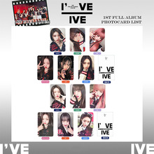 IVE 1ST ALBUM《I’ve IVE》同款小卡 打歌卡 粉丝收藏卡 周边