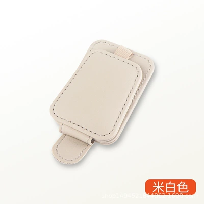 storage clip, Car Glasses Clip/Bill Clip - rice-white