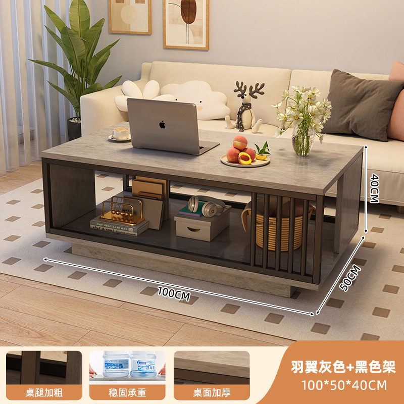 [플로어 스탠딩 업그레이드 모델] 윙 그레이 + 블랙 프레임 100CM