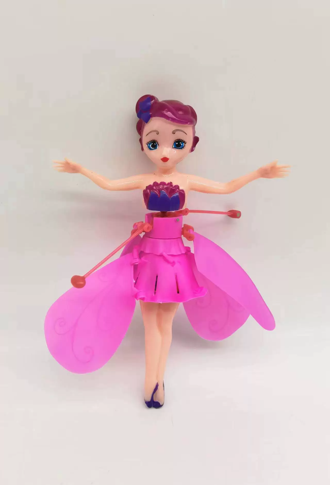 Fairy magic induction airplane, toy, with snowflakes