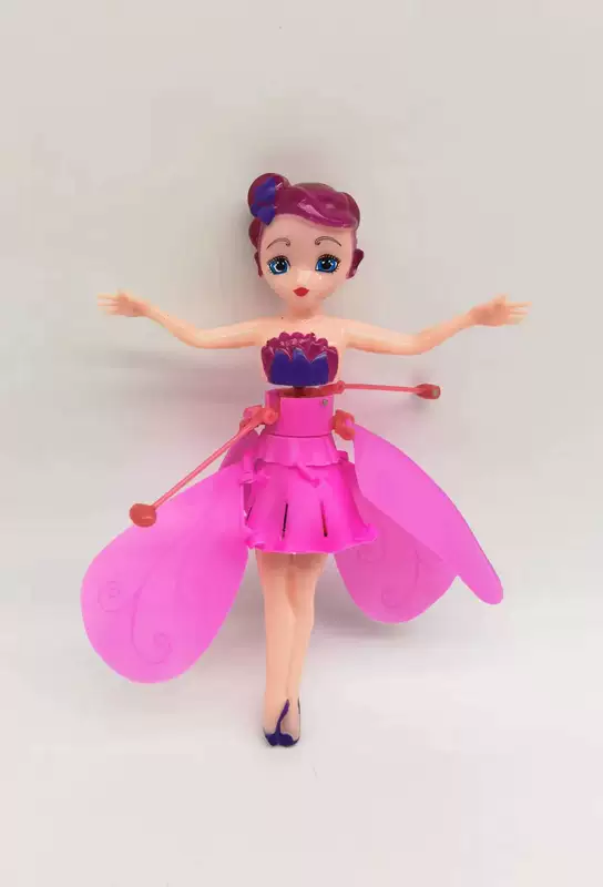 Fairy magic induction airplane, toy, with snowflakes