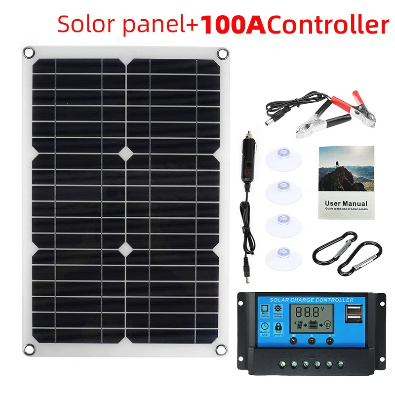 [20W 18V двойной USB-порт солнечная панель портативная зарядка водонепроницаемая аварийная автономная подзарядка]