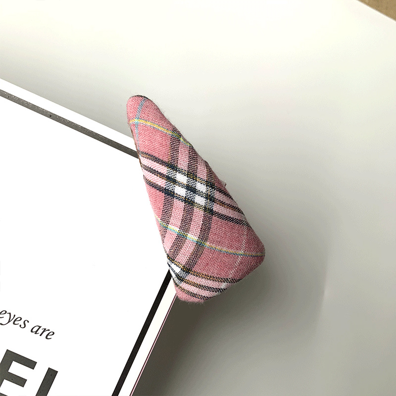 Nuova versione coreana della frangia in spugna di stoffa per ragazza, forcina per capelli, maschera facciale rotta, bocca d'anatra, clip laterale per capelli_voghion.com