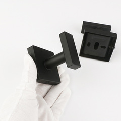 Wall-mounted bathroom stainless steel hooks drilling wardrobe hooks metal towel clothing hooks back of the door hanging hooks single hook