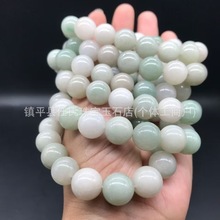 中国玉石珠　砡 中国直邮】 亲太太天然碧玺玉石手链女复古月兔望月手链1条装- 亚米