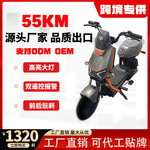 跨境专供24新款电动车成人电单车两轮电瓶车长续航外贸出口锂电池