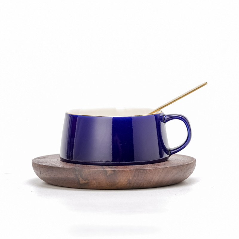 Conjunto de tazas de café azul original Klein tazas de cerámica estampadas tazas de agua tazas de agua tazas de cerámica tazas de cerámica