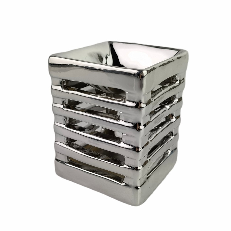 Directo de fábrica lote de alta porcelana blanca quemador de incienso europeo creativo té cera calefacción cerámica quemador de incienso decoración candelabro