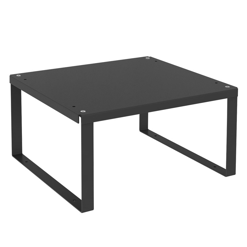 Simple mesa de cocina estante de almacenamiento en capas estante de almacenamiento de escritorio gabinete de almacenamiento compartimiento interior de una sola capa estante de la olla