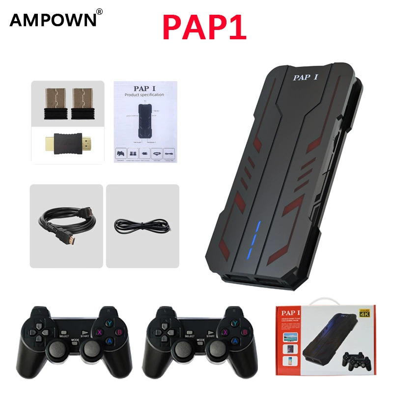 AMPOWN PAP1 dual-player wireless U Baoyao game console connected to TV set-top box HD 4K game console