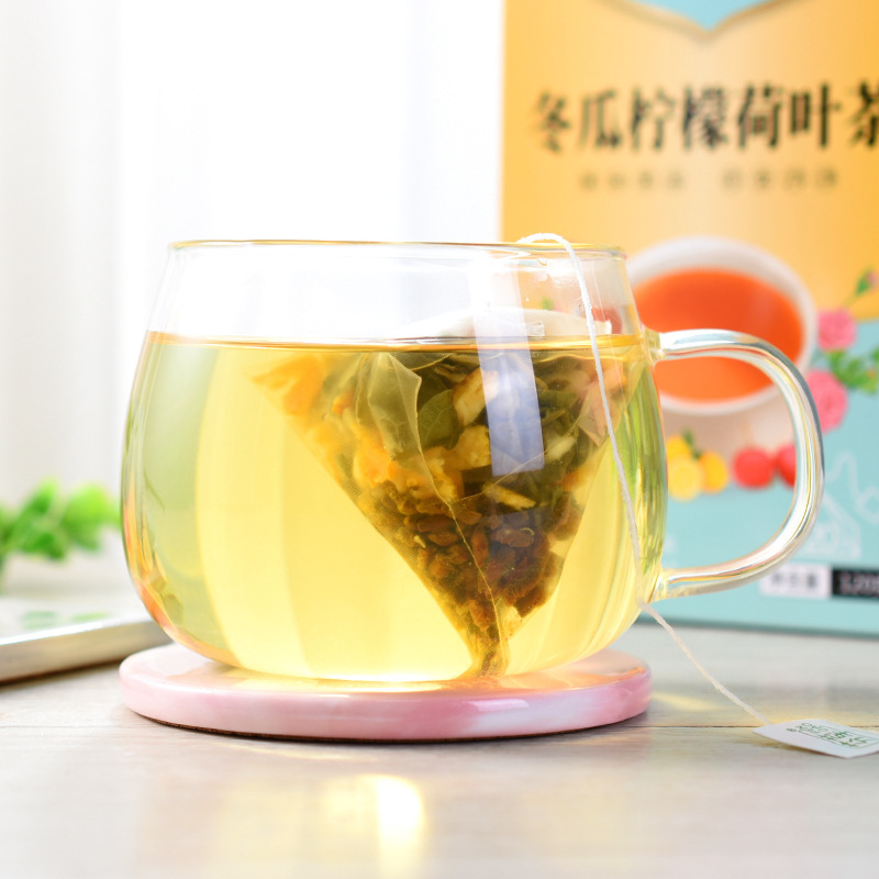 Winter Melon Lotus Leaf Tea Light Health Living Rose Lotus Leaf Tea Triangle Bag Hawthorn Lemon Lotus Leaf Tea