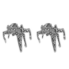 亚马逊跨境ins动漫影视时尚个性飞行器创意男士袖扣Men Cufflinks