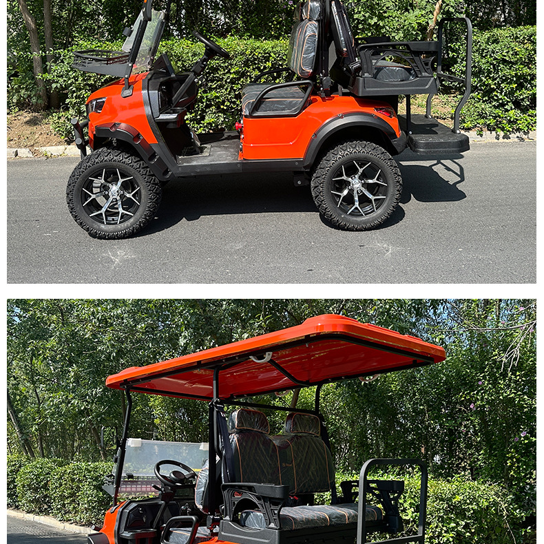 Xinda Road F Model 4 Electric Golf Cart Factory Property Winery Patrol Shuttle Vehicle Scenic Spot Tourist Sightseeing Vehicle