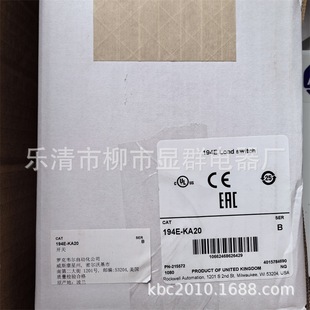 Allen Bradley 194E-Ka20 Ser A (Br/Wh) Nsmp
