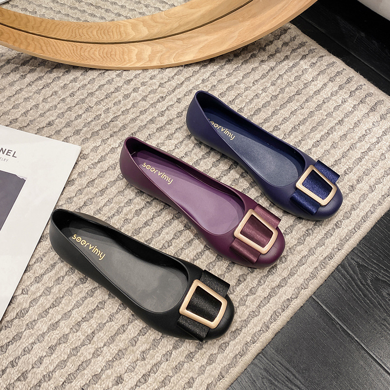 凉鞋女款2024新款平底海边度假休闲时尚外穿防水防滑浅口包头凉鞋