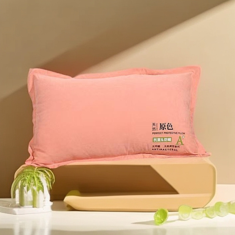 枕芯枕カバー純綿非崩壊綿キャンバス寮学生大人頚椎保護ホームペア卸売|undefined