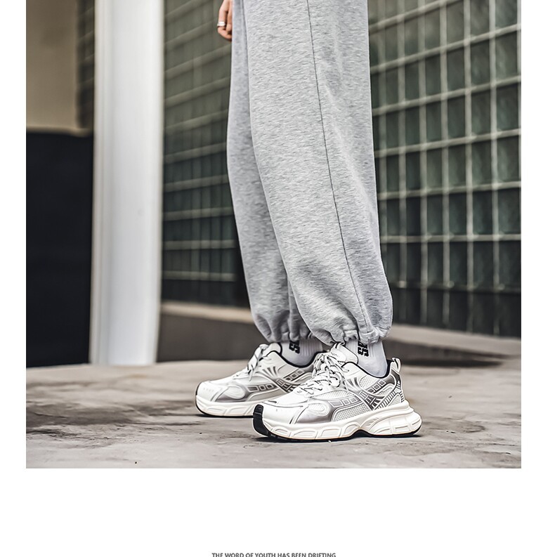 Men's Summer Mesh Breathable Sneakers For Teenagers, Casual Running With Height-increasing Design, Featuring A High-end_vogvips.com