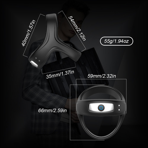 New male semen locking triangle ring USB charging vibration massage semen locking ring male masturbation device sex toy generation