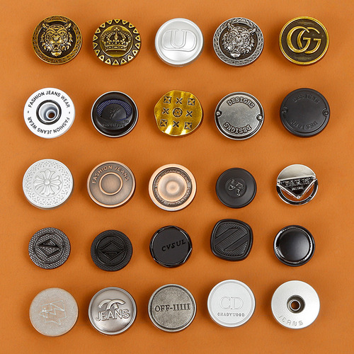 Down jacket buttons, shank buttons, square buttons, garment front buttons, mother buttons, metal four-way buttons, hidden buttons