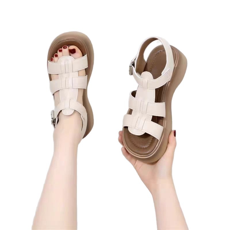Sandalias para niñas verano 2025 nuevos zapatos romanos casuales de moda para niños zapatos de playa de suela suave sandalias de princesa para niñas image 6