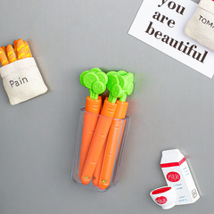 Korean carrot sealing clip creative snack food sealing machine 5 packs with magnet storage box sealing clip