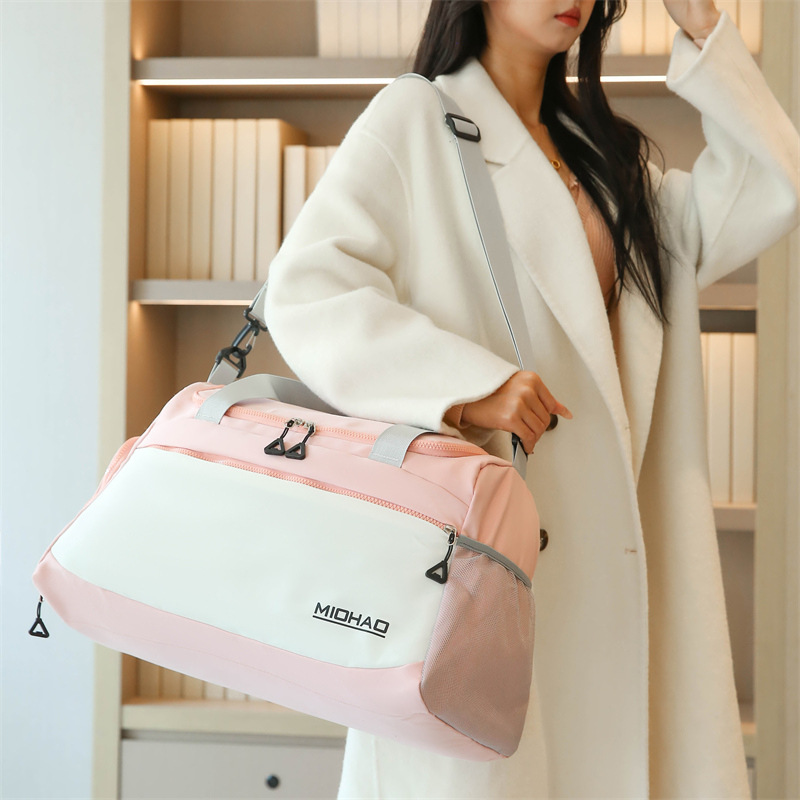 Nueva bolsa de fitness de gran capacidad bolsa de viaje de corta distancia separación seca y húmeda colgable barra de tracción mochila bolsa de equipaje