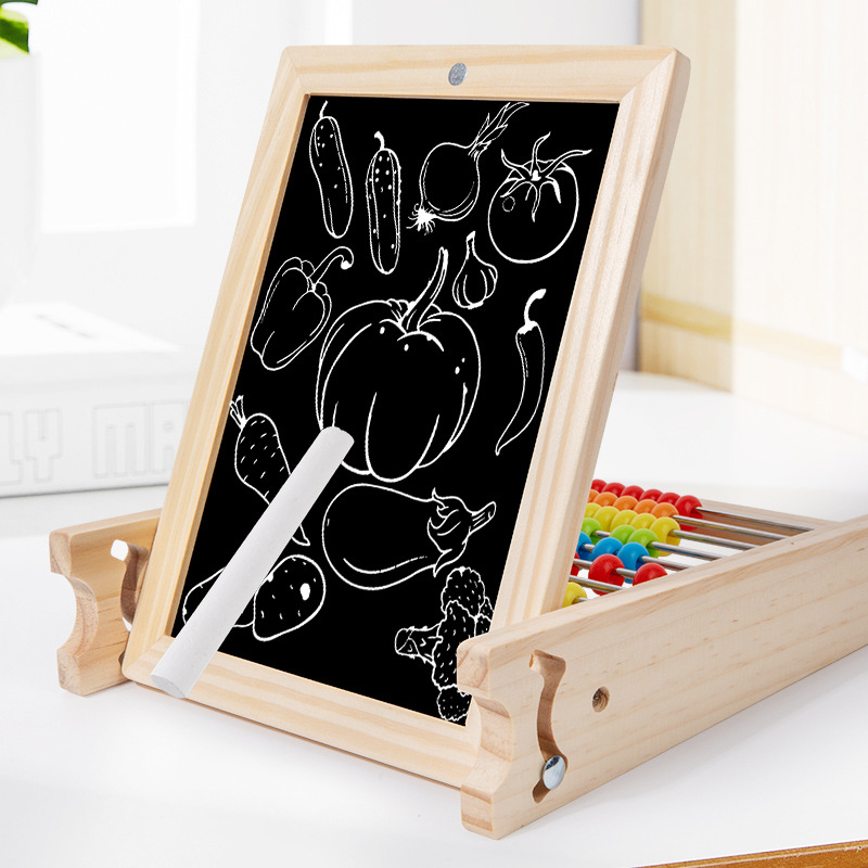 Tablero de dibujo multifuncional para niños, estante de cálculo, aritmética de cuentas, suma y resta, ayudas didácticas, juguetes de iluminación, matemáticas de aprendizaje de jardín de infantes