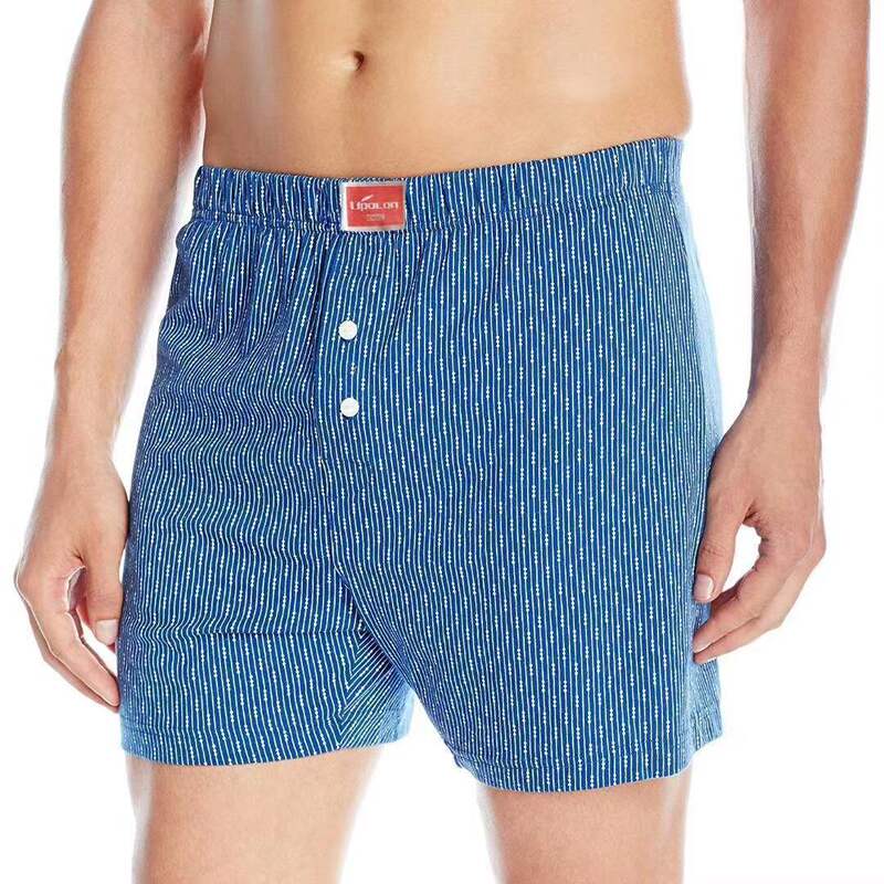 Upolon Boxer Cotton Boxer Pants Men's Boxer Briefs Home Pants 3 in 1 Export Export
