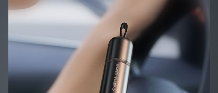 One-second self-defense safety hammer, emergency car multifunctional hammer for breaking windows and saving lives, temporary use in the car