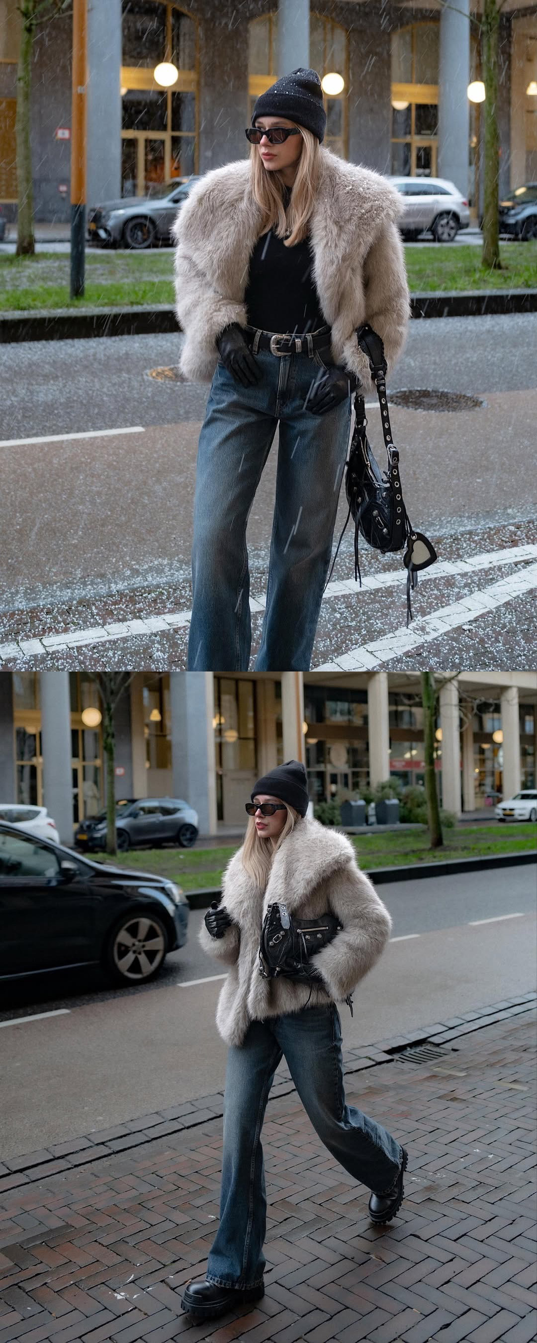 Damen-Kunstpelzjacke – Eleganter Kurzmantel mit Taschen für Herbst und Winter (S-XXXL)_voghion.com