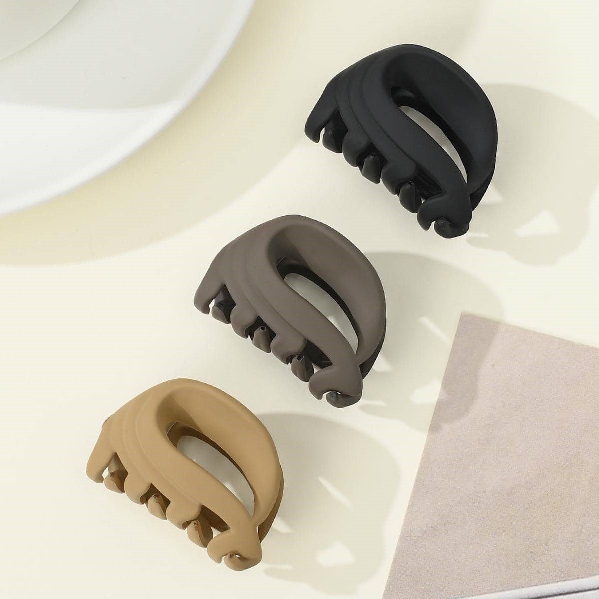 3-piezas pequeño tamaño clip helado mate niña niños mini lindo color horquilla roto pelo tiburón clip transfronterizo