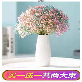 云南满天星干花花束真花鲜花大束直发勿忘我客厅摆件装饰插花