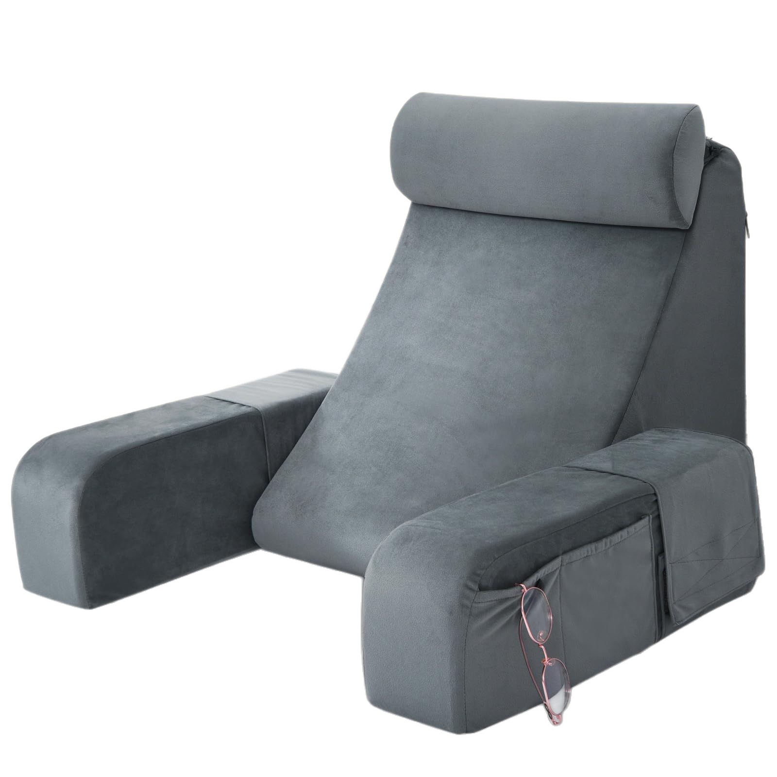 Amazon desmontable almohada multifuncional almohada de cama almohada de lectura sofá almohada almohada de cristal almohada de cintura almohada image 6